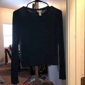 long sleeve stripped shirt